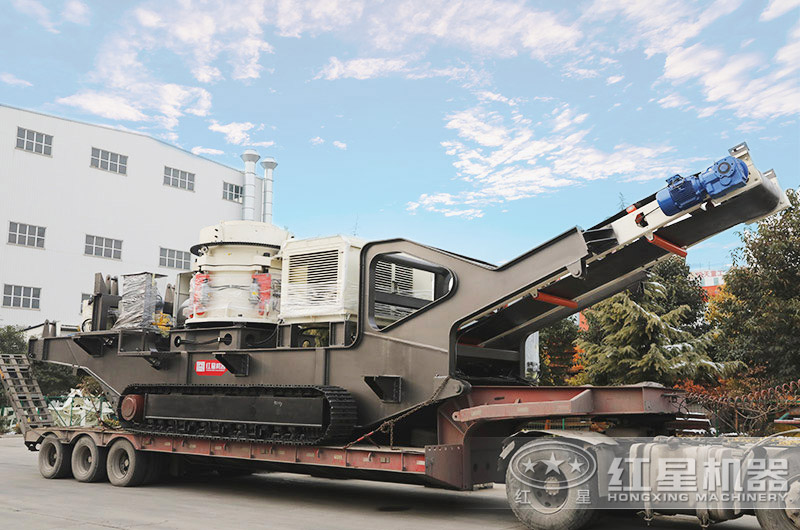 時(shí)產(chǎn)300噸石頭移動制砂機(jī)：配細(xì)碎圓錐破